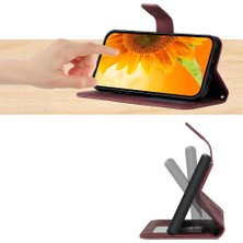 Mays Shop Onur X6B Flip Cüzdan Telefon Kılıfı Için Kart Yuvaları ile Kısa Kayış Pu (Yurt Dışından)