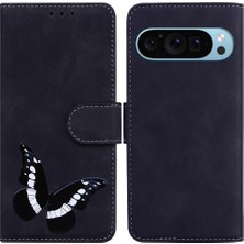 Mays Shop Google Piksel 9 Pro Xl Kelebek Renk Baskılı Flip Folio Kapak Için Kılıf (Yurt Dışından)