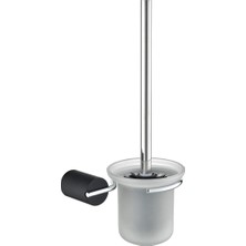 FN-70104 Krom & Siyah Tuvalet Fırçası