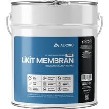 Alkoru 15 kg Plus Likit Membran Kauçuk ve Elyaf Katkılı Sıvı Su Yalıtım Malzemesi