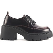 Incı Jona 4pr Bordo Kadın Oxford Ayakkabı