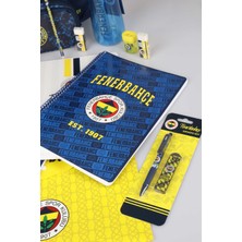 Fenerbahçe Lisanslı Fenerbahçe Ilk ve Orta Okul Çantası,a4 Spırallı 2 Adet Kareli,2 Adet Çizgili DEFTER,700 ml Matara,kırtasiye Seti