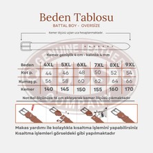 Genuine Leather Company Eds  Battal Erkek Spor Kemer