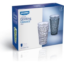 Gastroplast 6 Adet 250 ml Kırılmaz,çizilmez Polikarbon Plastik Bardak- Füme