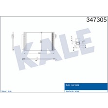 Kale Klima Kondenseri Egea-Fiat 500 1.4 Al-Pl-Brz 2015 12