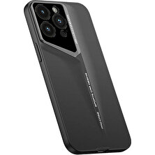 Pazarplus Apple iPhone 14 Pro Kılıf Ultra Ince Kamera Korumalı Sert Rubber Zore Procase Kapak-Siyah