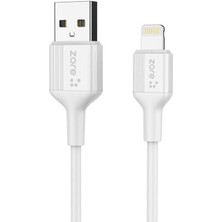ZORE Play Serisi Pl1 Lightning 2in1 Seyahat Şarj Aleti 12W