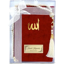 Mutluluk Atölyem Kutulu Inci Tesbihli Kadife Yasin Cüzü Kitabı Mevlüt Kuranı Paketi - 10'lu Paket (Hediyelik Bebek, Doğum, Vefat, Cenaze, Söz, Nişan, Nikah, Düğün, Gelin Mevlit kitabı)