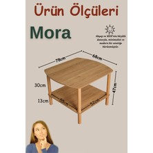 ÇMD Çakır Mobilya Dekorasyon Mora Sehpa H:47cm x 78cm x 68cm