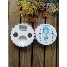 Mira Baskı Yuvarlak Açacak Magnet Yaş Günü  Yeni Doğum  Özel Gün Hediyesi