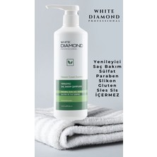 White Diamond Yenileyici Saç Bakım Şampuanı 500 ml Saç Maskesi 500 ml Tuz,paraben,gluten,silikon,sles,sls Içermez