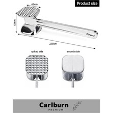 Premium Seri Paslanmaz Çelik Yüksek Kaliteli Kolay Temizlenir Et Dövme Çekici Çift Taraflı