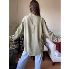 Store By Dilara Pul Payet Detaylı Özel Yıkamalı Viskon Bluz
