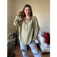 Store By Dilara Pul Payet Detaylı Özel Yıkamalı Viskon Bluz