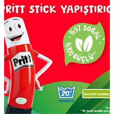 Pritt Stick Orjinal Yapıştırıcı 11 gr 25' Li Paket Naturel Geri Dönüştürülebilir