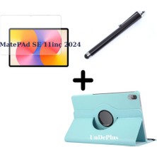 MobaxAksesuar Huawei Matepad Se 11INÇ Kılıf Dönen Tablet Kilifi Ekran Koruyucu+Kalem (Matepad Se 10.4inç Değildir)