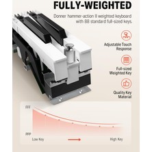 Donner DDP-80 Wooden Style Dijital Piyano Naturel Wood