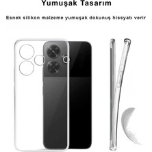 CepStok Xiaomi Redmi 13 Kılıf Şeffaf Kamera Korumalı Esnek Yumuşak Silikon