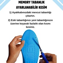 Icemen Memory Foam Yumuşak, Tam Ortopedik Ayakkabı Tabanlık Rahat, Konforlu, Masaj Etkili, Akıllı Hafızalı,spor, Erkek, Kadın, Çocuk, Yetişkin