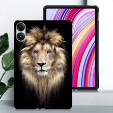 ZHKJ Shop Xiaomi Poco Pad Lion Için Boyalı Tpu Tablet Kılıfı (Yurt Dışından)