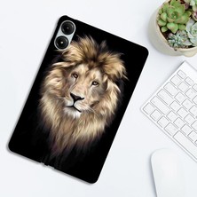 ZHKJ Shop Xiaomi Poco Pad Lion Için Boyalı Tpu Tablet Kılıfı (Yurt Dışından)