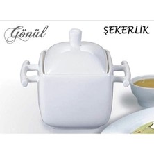 Gönül Porselen Şekerlik Kulplu 14,5-9,5-12,5 cm