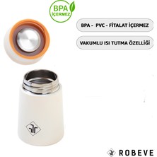 Robeve 280ML Bebek Mama Saklama Termosu Paslanmaz Çelik Termos