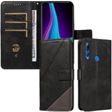 Manyi Mall Huawei Y9 Prime 2019 ve Elmas Dikişli Kart Yuvası Için Flip Case (Yurt Dışından)