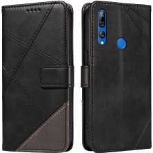 Manyi Mall Huawei Y9 Prime 2019 ve Elmas Dikişli Kart Yuvası Için Flip Case (Yurt Dışından)