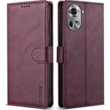 Manyi Mall Oppo RENO11 Pro Çift Katmanlı Koruma Için Flip Case Yan Cep Kartı (Yurt Dışından)