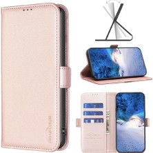 Manyi Mall IPhone 13 Için Flip Case Pro Max Kickstand Pu Deri Cüzdan Manyetik Tpu (Yurt Dışından)