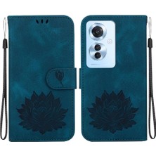 Manyi Mall Oppo Oppo 11F 5g Cüzdan Kickstand Manyetik Kickstand Için Flip Case (Yurt Dışından)