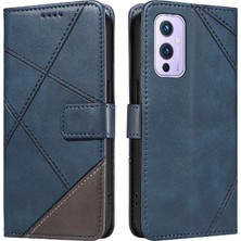 Manyi Mall Elmas Dikiş Yüksek Kaliteli Deri Telefon ile Oneplus 9 Için Flip Case (Yurt Dışından)