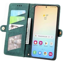 Manyi Mall Samsung Galaxy S24 Artı Darbeye Deri Kılıf Için Flip Case Cüzdan Flip (Yurt Dışından)