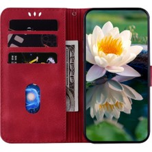 Manyi Mall Nokia G21 Kickstand Manyetik Kickstand Kabartma Lotus Için Flip Case (Yurt Dışından)