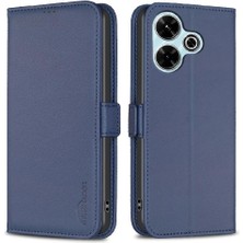 Manyi Mall Xiaomi Redmi Için Flip Case 13 4g Kickstand Darbeye Tpu Iç Kabuk Kartı (Yurt Dışından)