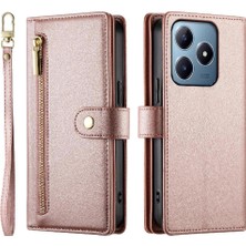 Manyi Mall Realme C63 Iş Standı Çok Fonksiyonlu Crossbody Kayışı Için Flip Case (Yurt Dışından)