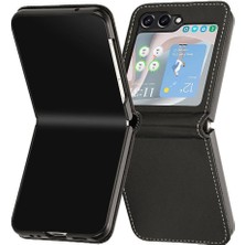 Manyi Mall Samsung Galaxy Z Flip 6 5g Için Flip Case Kart Yuvası ile Pu Deri ile (Yurt Dışından)