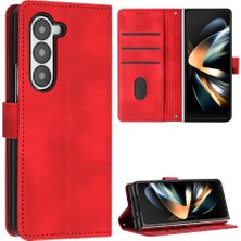 Manyi Mall Samsung Galaxy Z Için Flip Case Fold 5 5g Kart Ekleme Cüzdan Kickstand (Yurt Dışından)