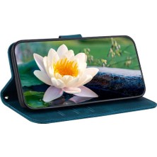 Manyi Mall Onur 90 Pro Cüzdan Kabartma Lotus Çiçek Kickstand Için Flip Case (Yurt Dışından)