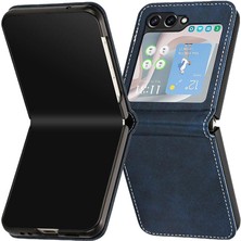 Manyi Mall Samsung Galaxy Z Flip 5 5g Saf Renk Kickstand ile Flip Case (Yurt Dışından)