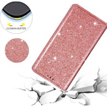 Manyi Mall Samsung Galaxy S21 Için Glitter Flip Case Ultra 5g Flip Case Cüzdan Pu (Yurt Dışından)