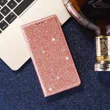 Manyi Mall Samsung Galaxy S21 Için Glitter Flip Case Ultra 5g Flip Case Cüzdan Pu (Yurt Dışından)