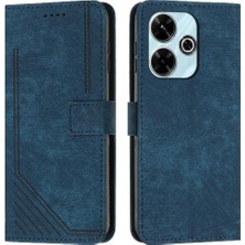 Manyi Mall Xiaomi Poco M6 4g Kart Ekleme Cüzdan Pu Deri Için Flip Case (Yurt Dışından)