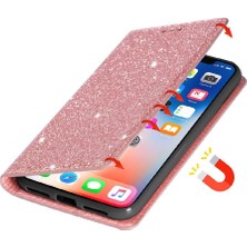 Manyi Mall Samsung Galaxy A54 Için Glitter Flip Case 5g Flip Case Cüzdan Kart Tutucu (Yurt Dışından)