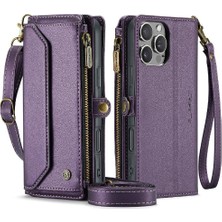 Manyi Mall Kadınlar Için Crossbody Durumda IPhone 16 Pro Durumda Cüzdan Cüzdan Durumda Kart (Yurt Dışından)