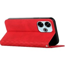 Manyi Mall Xiaomi Poco M6 4g Pu Deri Cüzdan Kickstand Kart Için Flip Case (Yurt Dışından)