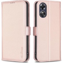 Manyi Mall Oppo A17 Kart Yuvaları Için Flip Case Tutucu Darbeye Tpu Iç Kabuk Pu (Yurt Dışından)