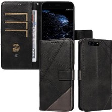 Manyi Mall Huawei P10 ve Kart Yuvası Yüksek Kaliteli Deri Telefon Kılıfı Için Flip Case (Yurt Dışından)