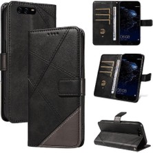 Manyi Mall Huawei P10 ve Kart Yuvası Yüksek Kaliteli Deri Telefon Kılıfı Için Flip Case (Yurt Dışından)